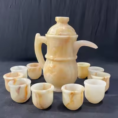 Marble Arabic coffee set, Royal tea set